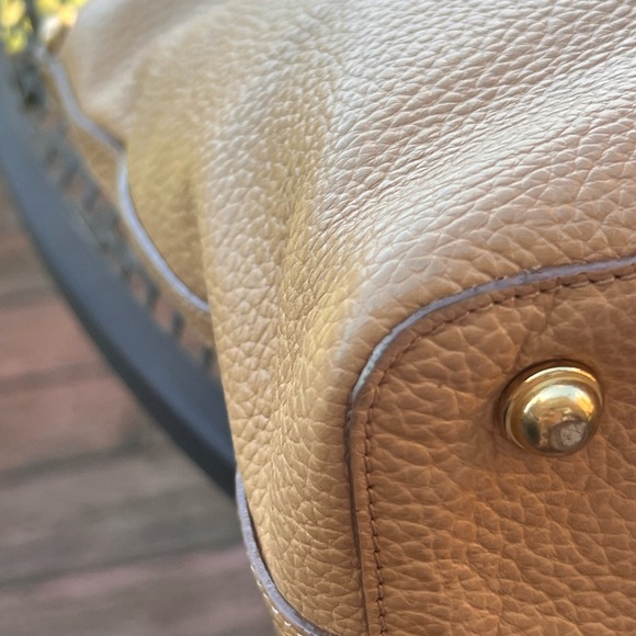 Brahmin Large Duxbury Satchel NEPAL Leather NATURAL - Picture 11 of 16